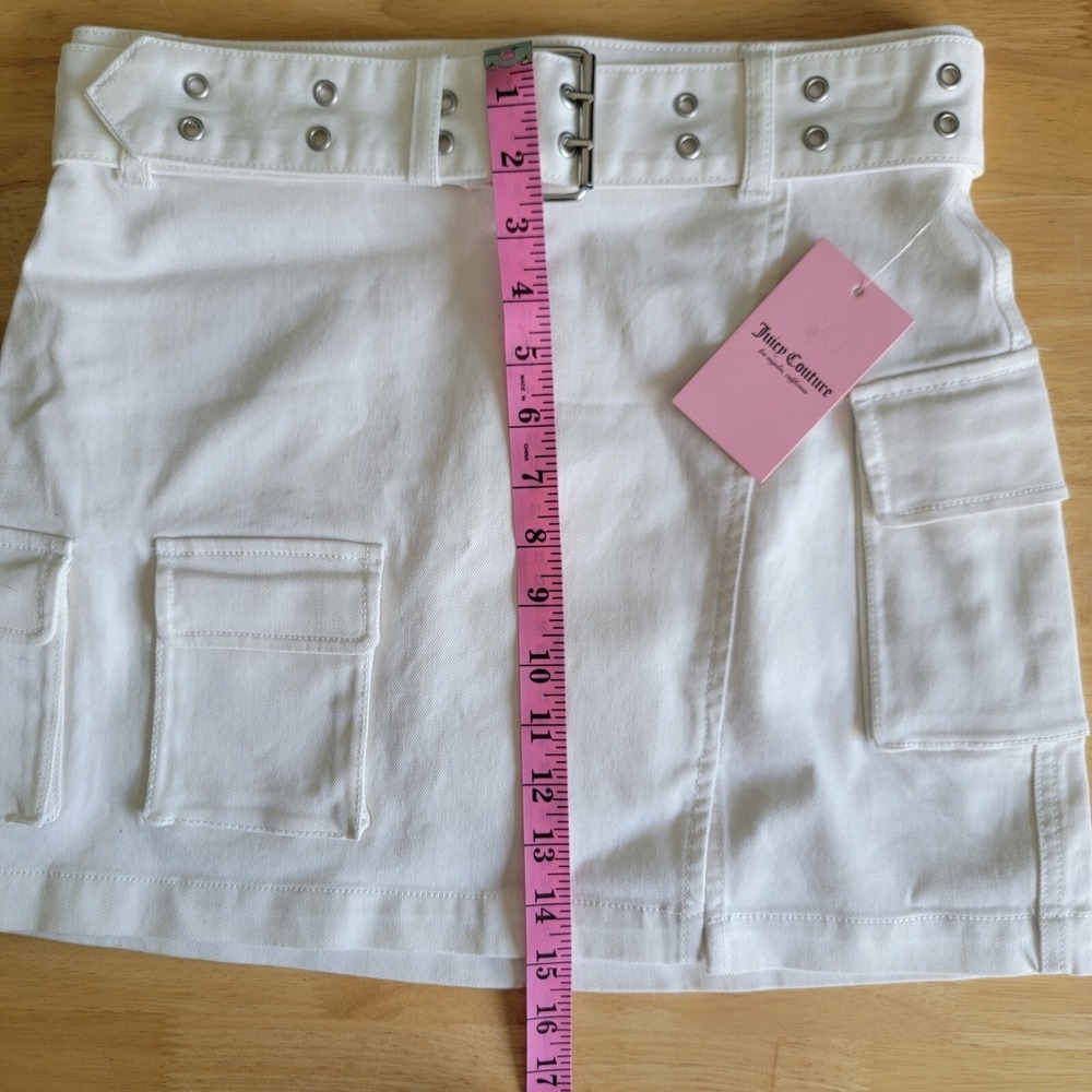 Juicy Couture White Mini Skirt